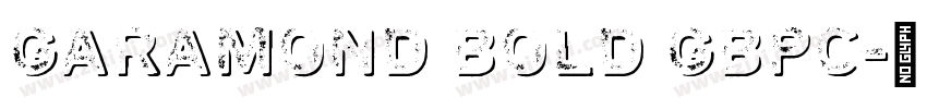 Garamond Bold GBpc字体转换